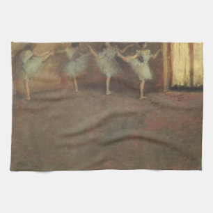 Voor het ballet van Edgar Degas, Vintage Fine Art Theedoek