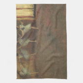 Voor het ballet van Edgar Degas, Vintage Fine Art Theedoek (Verticaal)
