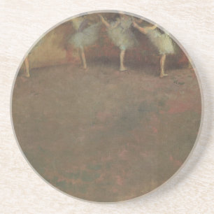 Voor het ballet van Edgar Degas, Vintage Fine Art Zandsteen Onderzetter