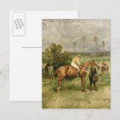 Voor het begin, 1890 briefkaart (Voorkant / Achterkant)