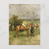 Voor het begin, 1890 briefkaart (Voorkant)