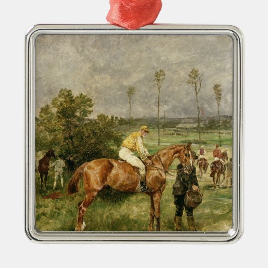 Voor het begin, 1890 metalen ornament (Voorkant)