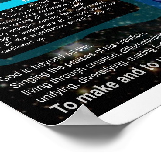 Voor het begin & na het Eind Poster (Hoek)