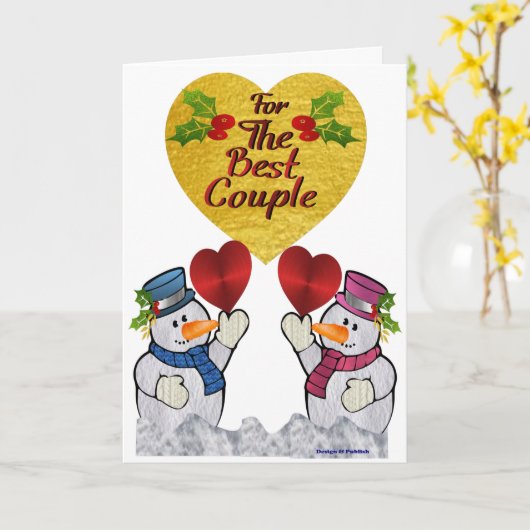 Voor het beste stel kaart (Gele Bloem)