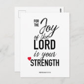 "Voor het Briefkaart van het Citaat van de Joy"Cit (Voorkant / Achterkant)