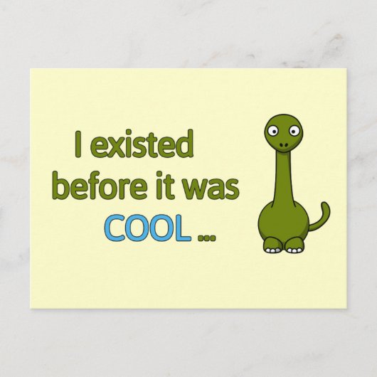 Voor het cool was briefkaart (Voorkant)