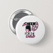 Voor het Cure Football Borstkanker Bewustzijn Ronde Button 5,7 Cm (Voorkant /achterkant)
