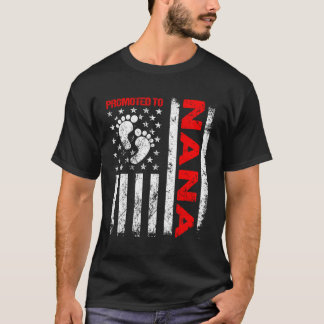 Voor het eerst gepromoveerd naar Nana USA Flag Moe T-shirt