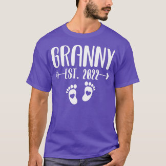Voor het eerst Granny 2022 Zwangerschap T-shirt