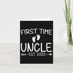 Voor het eerst oom Est. 2025 Vaderdag BA Kaart