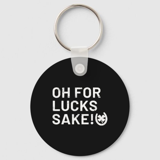 Voor het geluk - St Patricks Funny Sleutelhanger (Voorkant)
