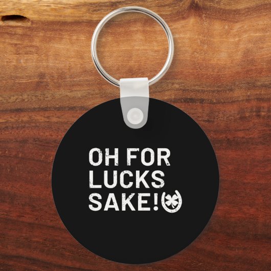 Voor het geluk - St Patricks Funny Sleutelhanger (Voorkant)