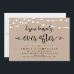 Voor het gelukkige Ever na, bijtende repetitie Kaart<br><div class="desc">Vroeger gelukkig nog,  een ritse trouwrepetitie-uitnodigkaart. Een huwelijksrepetitie met de toekomstige Bride en de toekomstige Groom,  voor hun grote dag? Nodig de gasten uit met deze Rustic Wedding Rehearsal Dinner Invitation Card. Voeg uw repetitieve diner details toe in het overeenkomende lettertype/lettertype.</div>