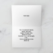 Voor het grappige, echte mama Wenskaart Bedankkaart (Binnen)