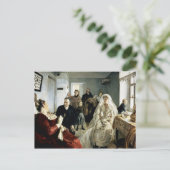 Voor het huwelijk, 1880 briefkaart (Staand voorkant)