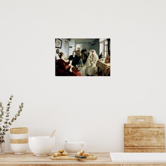 Voor het huwelijk, 1880 poster (Keuken)