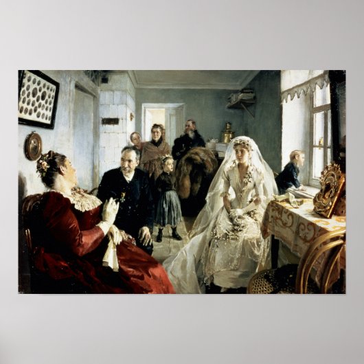 Voor het huwelijk, 1880 poster (Voorkant)