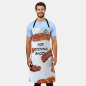 Voor het koken van Bacon Apron Schort (Gedragen)