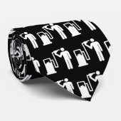 Voor het laatst bijtanken stropdas (Opgerold)