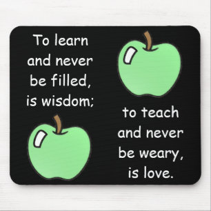 Voor het leren-naar-Teach Mousepad Muismat
