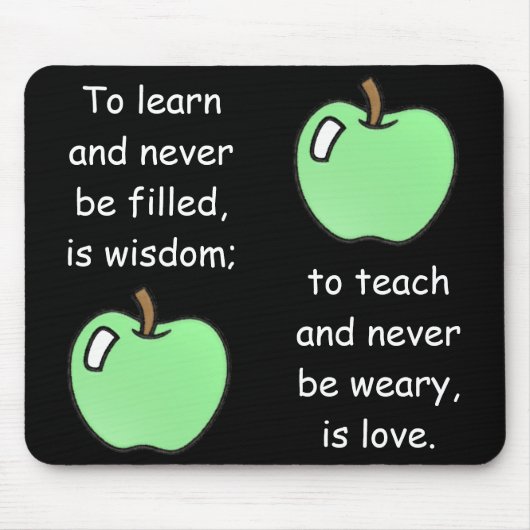 Voor het leren-naar-Teach Mousepad Muismat (Voorkant)
