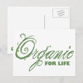Voor het leven, organisch briefkaart (Voorkant / Achterkant)