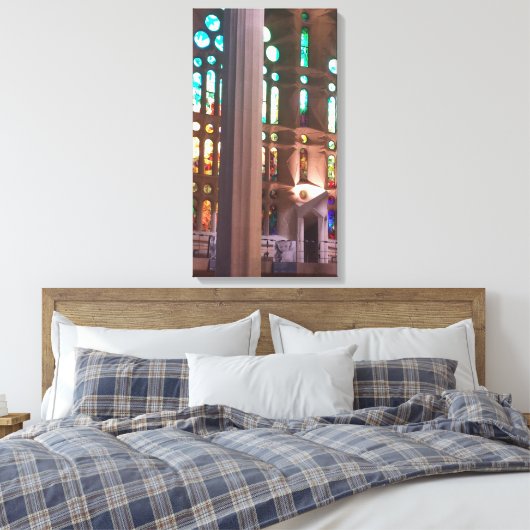 Voor het Licht Canvas Afdruk (Insitu (Slaapkamer))