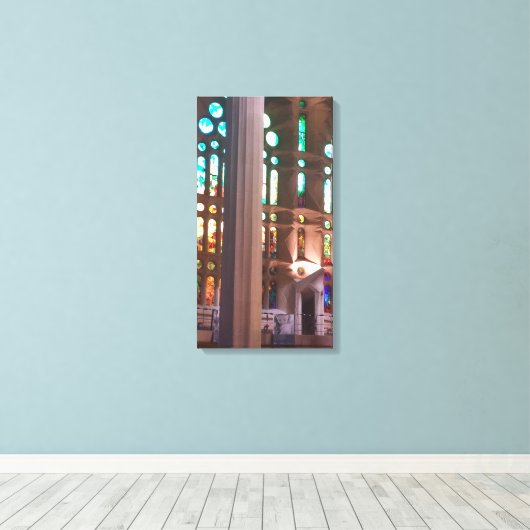 Voor het Licht Canvas Afdruk (Insitu (Houten vloer))