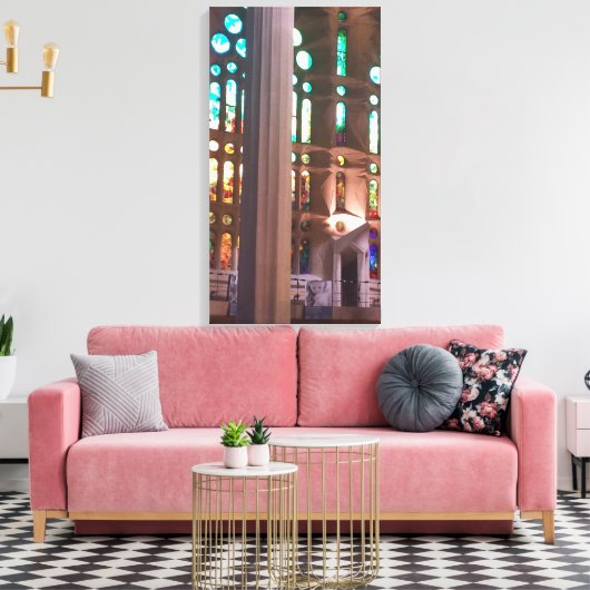 Voor het Licht Canvas Afdruk (Insitu (Woonkamer))