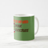 Voor het maken van lijstchocolade koffiemok (Voorkant rechts)