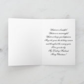 Voor het Man I Love / Merry Christmas - Shooting S Feestdagen Kaart (Binnen)