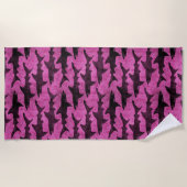 Voor het meisje dat van haaien houdt strandlaken (Voorkant)