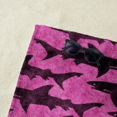 Voor het meisje dat van haaien houdt strandlaken (In situ)