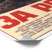 Voor het Moederland. Poster (Hoek)