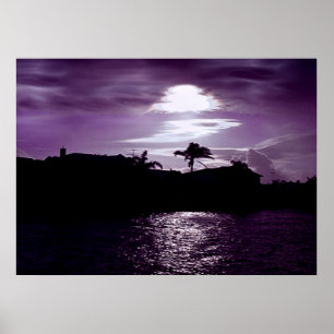 Voor het nachtelijke Poster