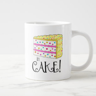 Voor het ontbijt hou ik van mijn eieren in de kooi grote koffiekop