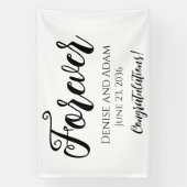 Voor het ooit winnen van bruiloft Decoratieve Bann Spandoek (Verticaal)