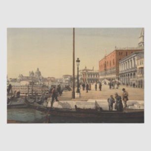 Voor het paleis van Doge, Venetië, Italië Tissuepapier