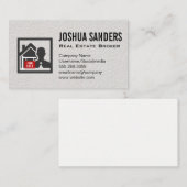 Voor het pictogram Verkoop Realtor Visitekaartje (Voorkant / Achterkant)