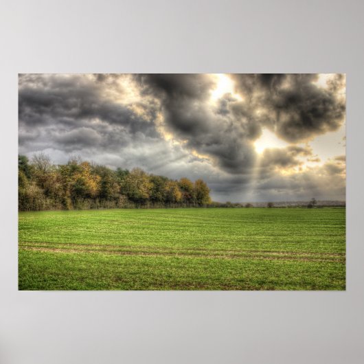 Vóór het Poster Regenland afdrukken (Voorkant)