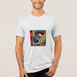 Voor het Punk in iedereen Tri-Blend Shirt