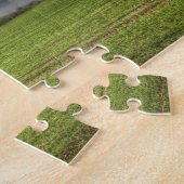 Voor het Regenplatteland Jigzaag Puzzle Legpuzzel (Zijkant)