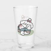 Voor het slapengaan met mijn pup - boek en Hondenl Glas (Achterkant)