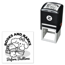 Voor het slapengaan met mijn pup - boek en Hondenl Zelfinktende Stempel