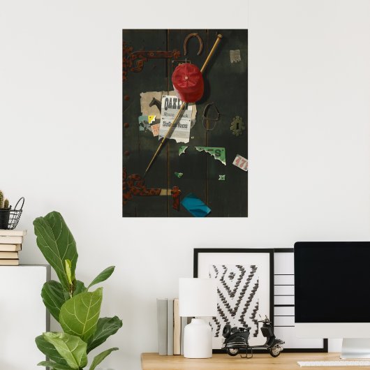 Voor het Spoor, John Frederick Peto Fine Art Poste Poster (Thuiskantoor)