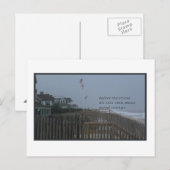 Vóór het Storm Briefkaart (Voorkant / Achterkant)