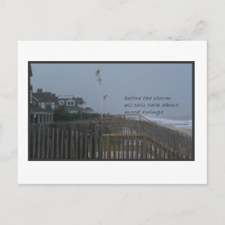 Vóór het Storm Briefkaart
