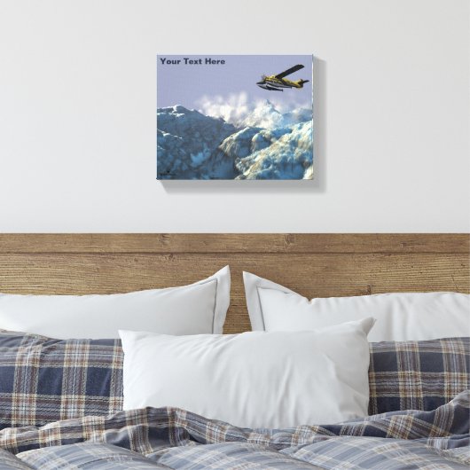 Voor het Storm Canvas Afdruk (Insitu (Slaapkamer))