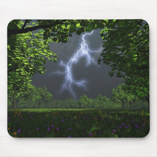 Voor het Storm Mousepad Muismat (Voorkant)