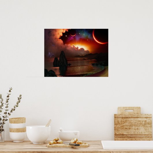 Vóór het Storm Poster (Keuken)